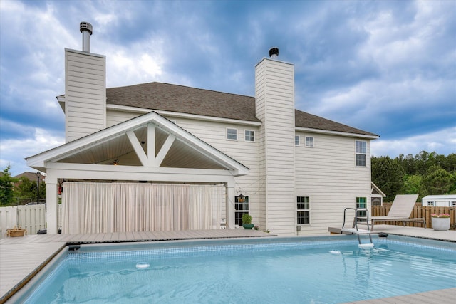 1207 Mary Hill Ct, Evans, GA 30809 - outdoor pool featuring a deck and fence