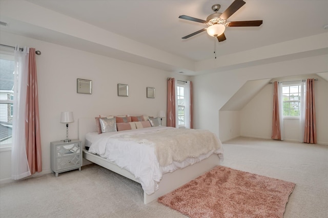 1207 Mary Hill Ct, Evans, GA 30809 - bedroom with light carpet and a ceiling fan