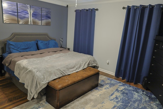 650 Kemper Dr, Evans, GA 30809 - bedroom featuring ornamental molding and wood finished floors