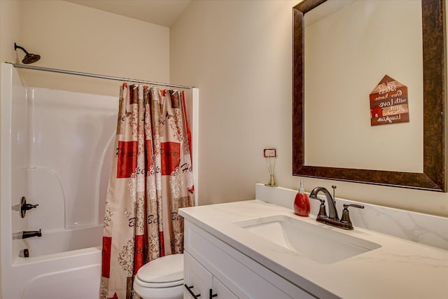 1222 Jessie Way, Augusta, GA 30906 - full bathroom featuring vanity, shower / bath combo, and toilet