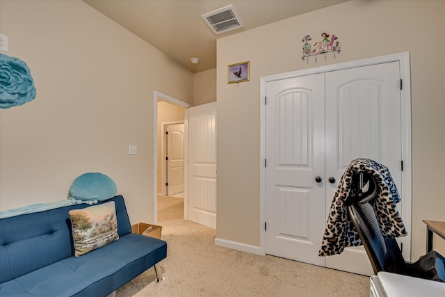 1222 Jessie Way, Augusta, GA 30906 - interior space featuring visible vents, baseboards, and light colored carpet