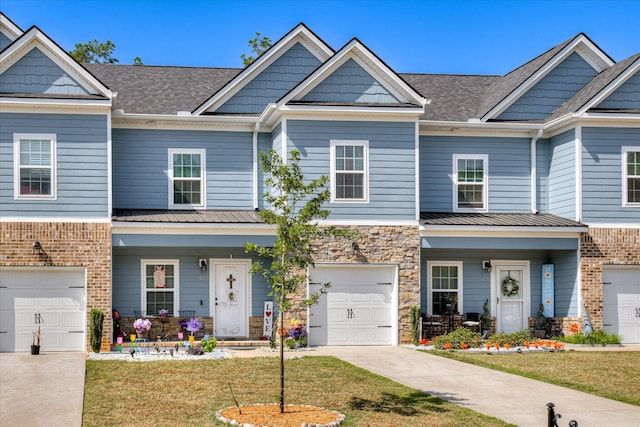 1222 Jessie Way, Augusta, GA 30906 - view of front of property featuring an attached garage, covered porch, and driveway