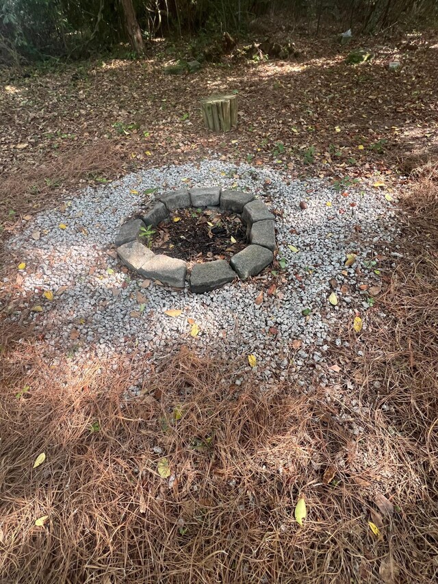813 Hammond Dr, North Augusta, SC 29841 - exterior view of an outdoor fire pit