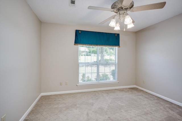 4610 Mulberry Creek Dr, Evans, GA 30809 - spare room with a ceiling fan and carpet floors