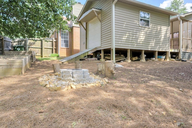4610 Mulberry Creek Dr, Evans, GA 30809 - rear view of house featuring a chimney