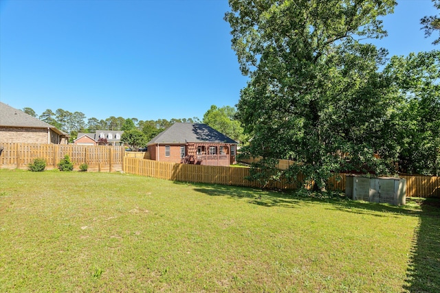 4942 Marble Dr, Evans, GA 30809 - view of yard featuring a fenced backyard