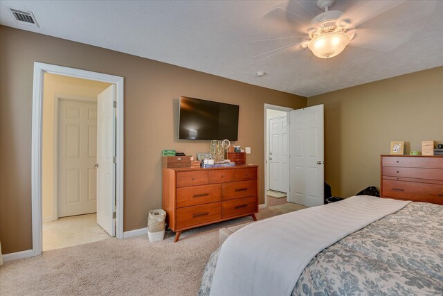 240 Full Circle Dr, Evans, GA 30809 - bedroom with light carpet and ceiling fan