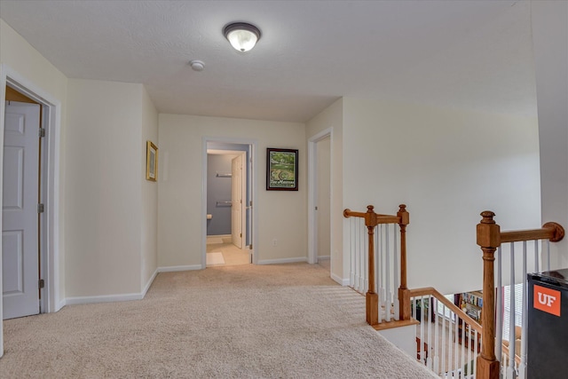 240 Full Circle Dr, Evans, GA 30809 - corridor with an upstairs landing and light carpet