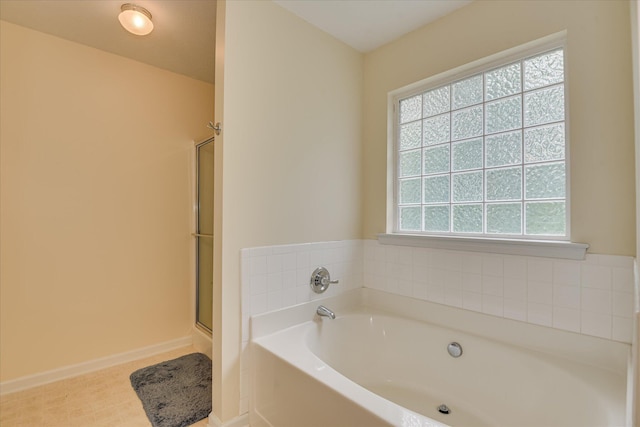 240 Full Circle Dr, Evans, GA 30809 - full bathroom with a bath and a shower with shower door
