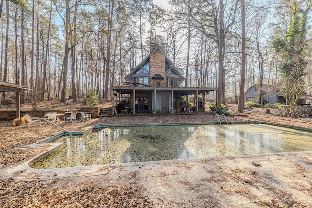 view of pool