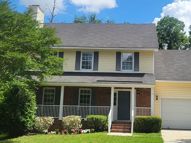 3904 Loblolly Trl, Martinez, GA 30907 - view of front facade featuring a porch, brick siding, and roof with shingles