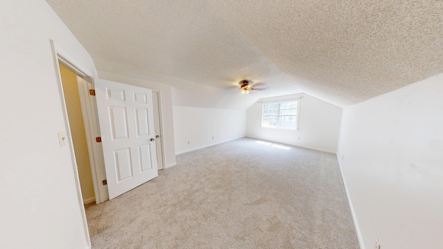 3904 Loblolly Trl, Martinez, GA 30907 - bonus room featuring a textured ceiling, vaulted ceiling, and carpet floors