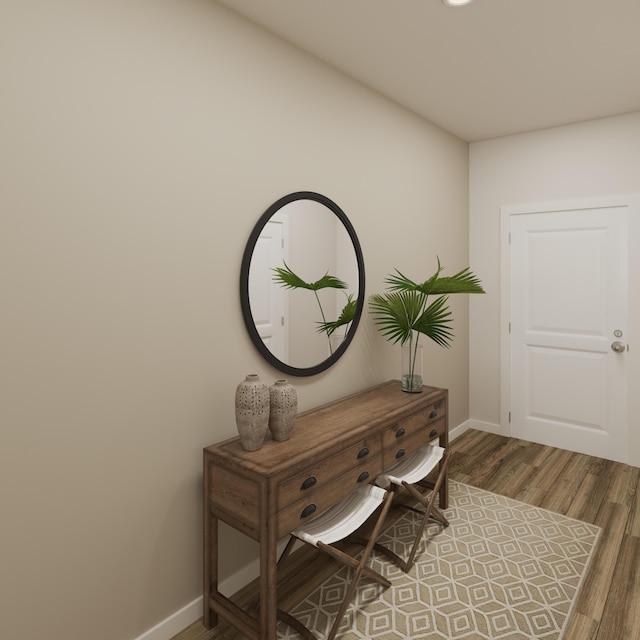 790 Count Fleet Ct, Graniteville, SC 29829 - detailed view of wood finished floors and baseboards