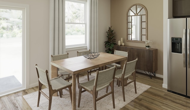 790 Count Fleet Ct, Graniteville, SC 29829 - dining space with wood finished floors and baseboards
