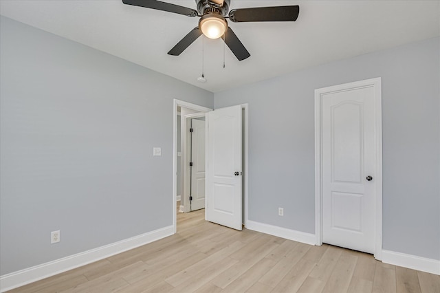 2120 Whitney S Dr, Augusta, GA 30904 - unfurnished bedroom featuring light wood-style floors and a ceiling fan