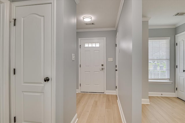 2120 Whitney S Dr, Augusta, GA 30904 - entryway with light wood finished floors and crown molding