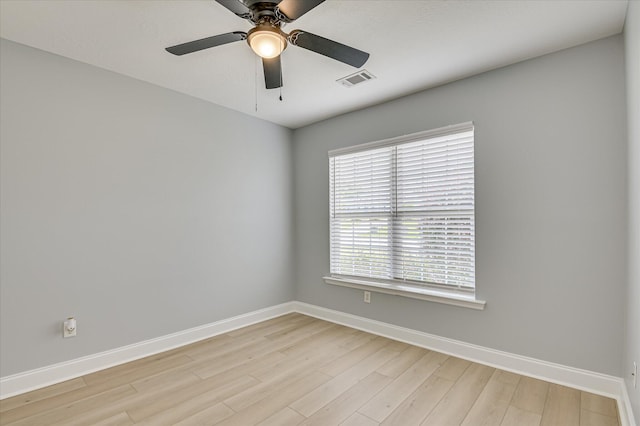 2120 Whitney S Dr, Augusta, GA 30904 - empty room with light wood finished floors and a ceiling fan