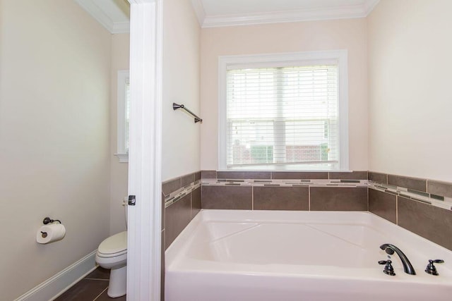 322 Pump House Rd, Evans, GA 30809 - full bathroom featuring a bath and ornamental molding
