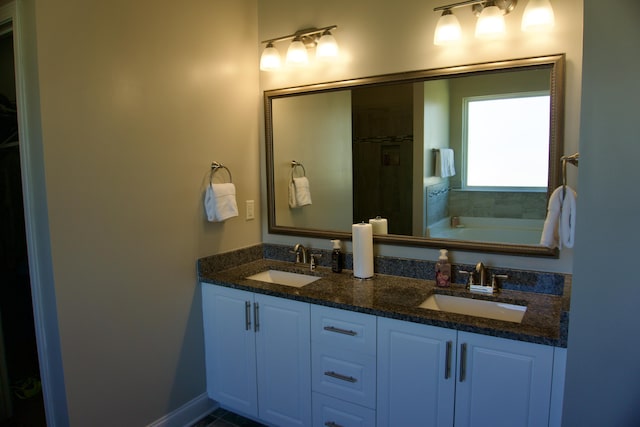 4042 Cottingham Way, Augusta, GA 30909 - bathroom with double vanity and a bath