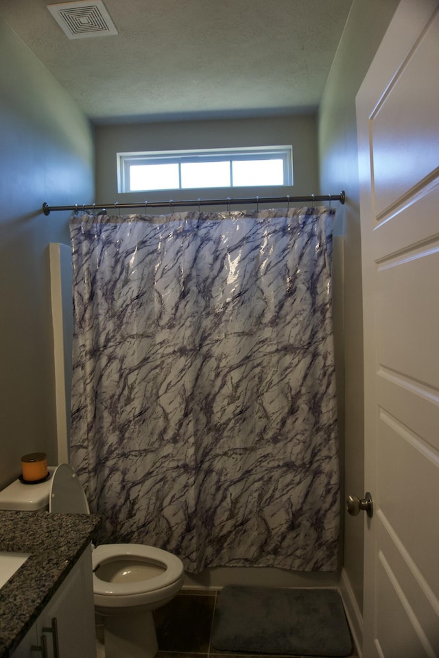 4042 Cottingham Way, Augusta, GA 30909 - full bathroom with vanity, toilet, and a shower with shower curtain