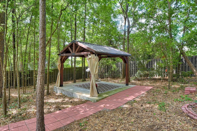 920 Napiers Post Dr, Evans, GA 30809 - fenced backyard with a gazebo and a patio