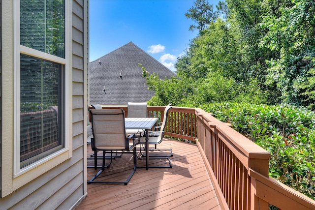 920 Napiers Post Dr, Evans, GA 30809 - wooden deck with outdoor dining space