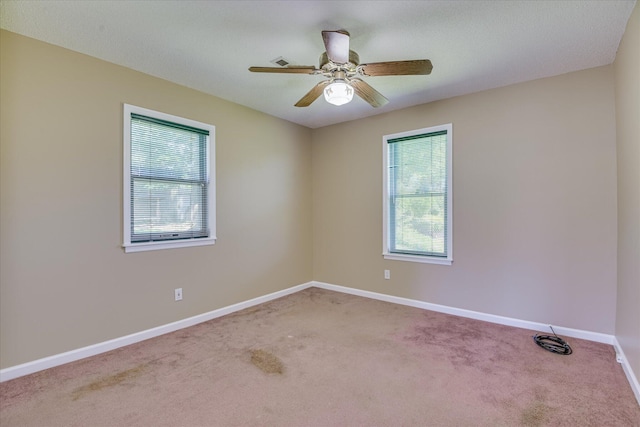 307 Candlewood Dr, Martinez, GA 30907 - spare room featuring carpet, ceiling fan, and baseboards