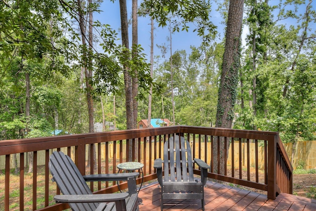 view of deck