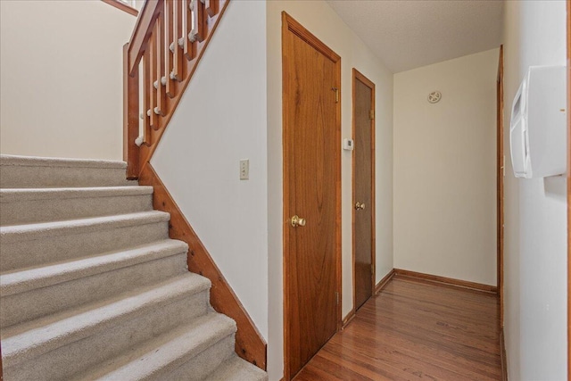 3736 Winchester Trl, Martinez, GA 30907 - stairway with wood finished floors and baseboards