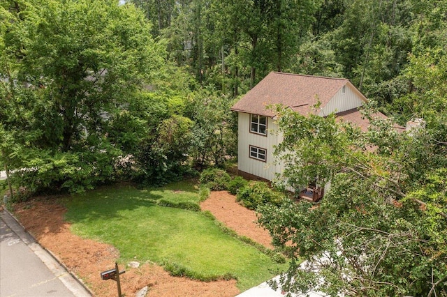 3736 Winchester Trl, Martinez, GA 30907 - aerial view of property and surrounding area featuring a heavily wooded area