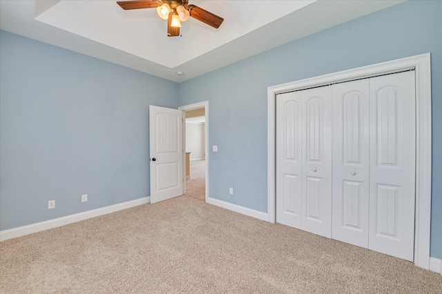 5197 Windmill Pl, Evans, GA 30809 - unfurnished bedroom with carpet, a closet, and ceiling fan