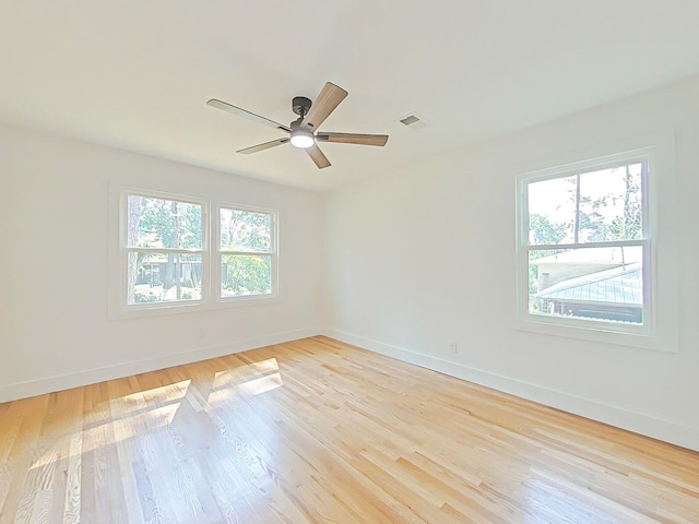 623 Stanton Dr, North Augusta, SC 29841 - unfurnished room featuring light wood-type flooring and ceiling fan