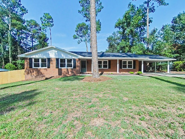 623 Stanton Dr, North Augusta, SC 29841 - ranch-style home with brick siding and an attached carport