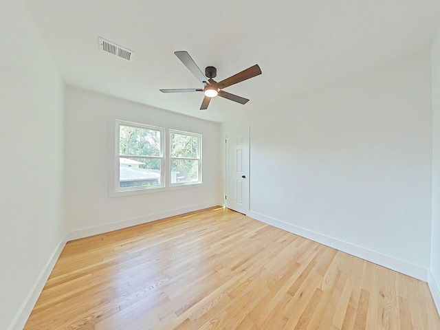 623 Stanton Dr, North Augusta, SC 29841 - empty room with wood finished floors and a ceiling fan