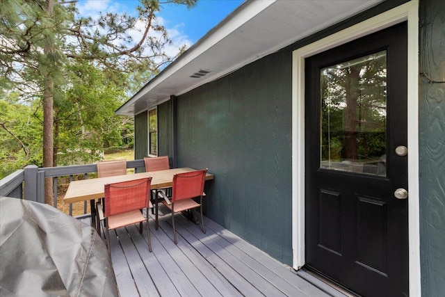 2726 Cardigan Ct, Hephzibah, GA 30815 - deck with outdoor dining area
