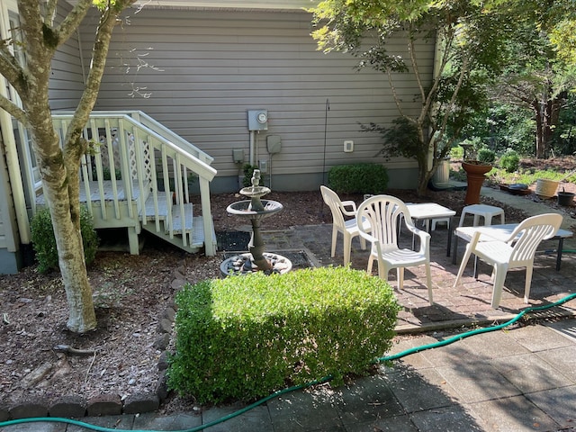 139 Cresent Dr, Mccormick, SC 29835 - view of patio with stairs