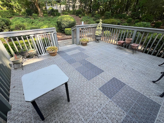 139 Cresent Dr, Mccormick, SC 29835 - view of patio featuring a wooden deck