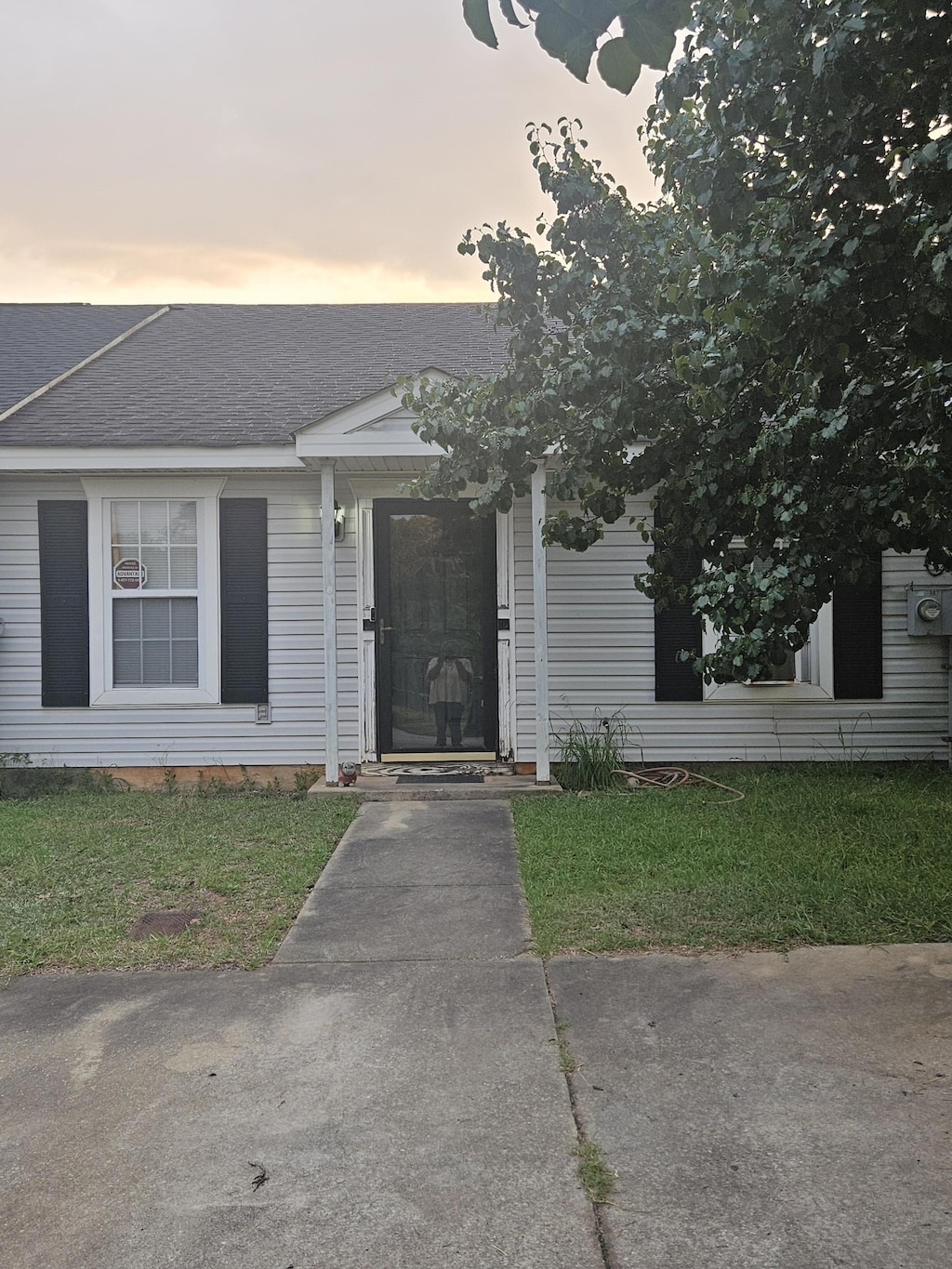 407 Woodhazel Way, Hephzibah, GA 30815 - view of front of home featuring roof with shingles and a lawn