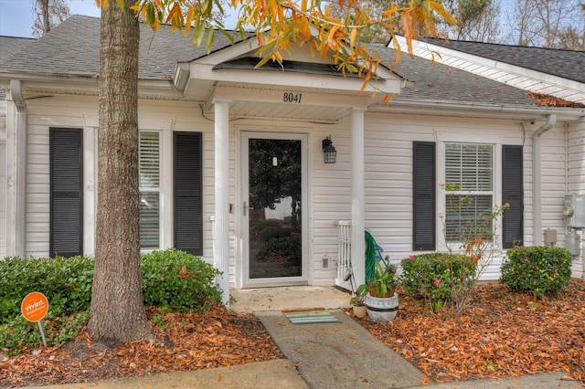 view of entrance to property