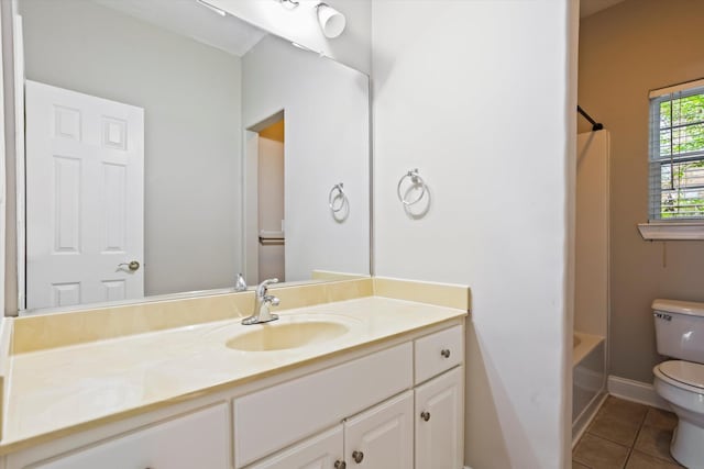 2042 Silver Run Fls, Grovetown, GA 30813 - full bath with vanity, tile patterned flooring, and bathing tub / shower combination