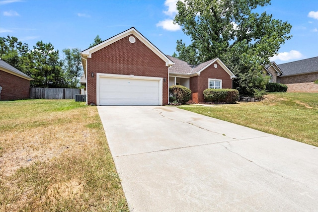 2042 Silver Run Fls, Grovetown, GA 30813 - view of front facade with brick siding, concrete driveway, and an attached garage