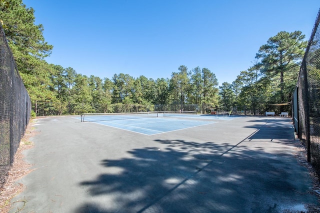 view of sport court with basketball court