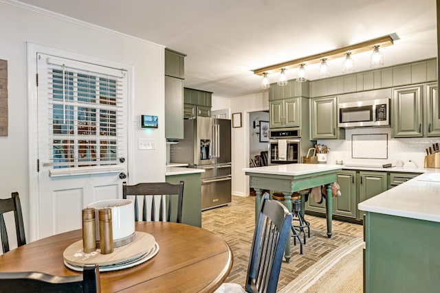 217 Longmeadow Rd, North Augusta, SC 29860 - dining room featuring brick patterned flooring
