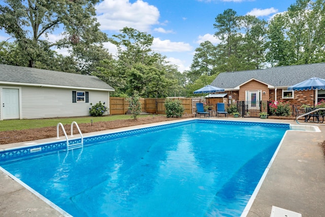 217 Longmeadow Rd, North Augusta, SC 29860 - view of pool with a fenced backyard