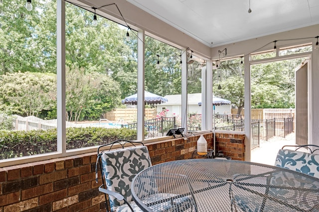 217 Longmeadow Rd, North Augusta, SC 29860 - sunroom with outdoor dining space and healthy amount of natural light