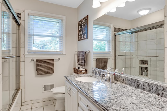 217 Longmeadow Rd, North Augusta, SC 29860 - bathroom with plenty of natural light, vanity, and tile patterned flooring