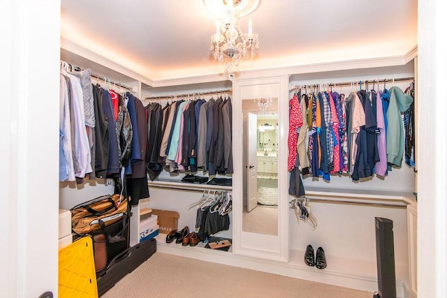 701 Fosters Ct, Evans, GA 30809 - walk in closet with carpet flooring