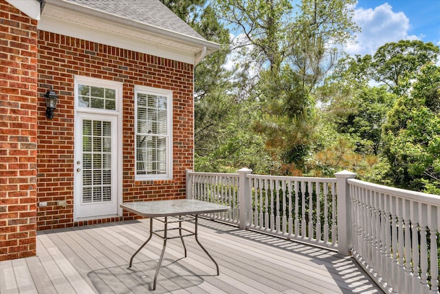 view of deck