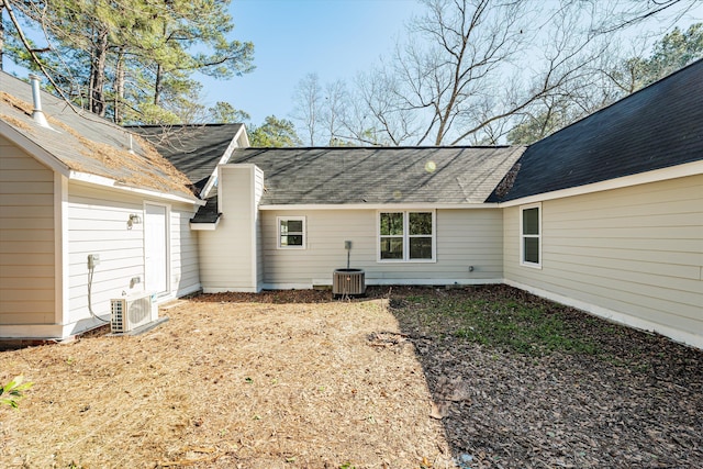 321 Padrick St, Martinez, GA 30907 - back of house featuring a cooling unit, roof with shingles, and cooling unit