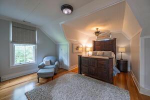 1792 Appleton Rd, Allendale, SC 29810 - bedroom featuring lofted ceiling and light wood-type flooring